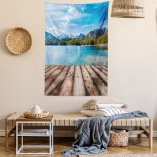 Lake Forest Mountain Tapestry