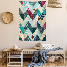 Vintage Patchwork Art Tapestry