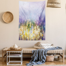 Idyllic Pastoral Flower Tapestry