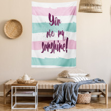 Colorful Words Tapestry