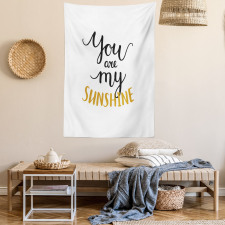 Romantic Words Love Tapestry