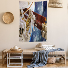Space Station Planet Tapestry
