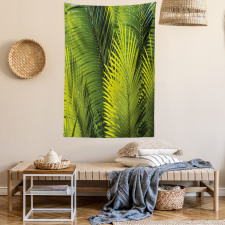 Tropical Foliage Leaf Tapestry