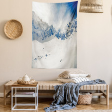 Nature Mountain Snowy Tapestry