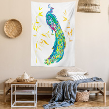 Floral Watercolors Art Tapestry