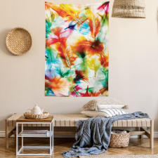 Puffy Dreamy Feathers Tapestry