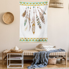 Boho Style Feather Old Tapestry