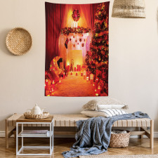 Noel New Years Theme Tapestry