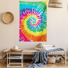 Rainbow Tie Dye Effect Tapestry