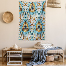 Abstract Tribal Patterns Tapestry