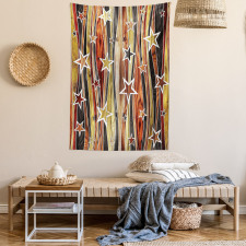 Charming Stars Art Tapestry