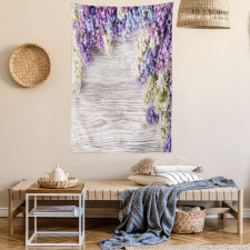 Lilac Flowers Bouquet Tapestry