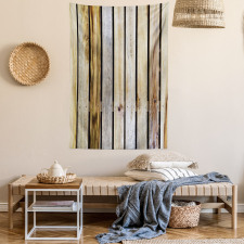 Country Timber Fence Tapestry
