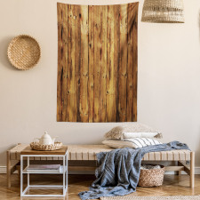 Wooden Forest Trees Art Tapestry