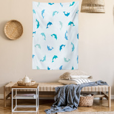 Jumping Mammals Tapestry