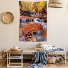 Waterfall Autumn Tapestry