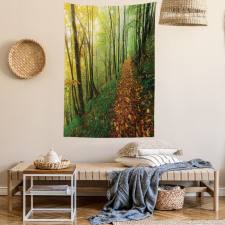 Forest Path View Tapestry