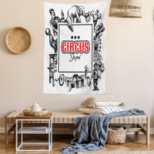 Circus Show Magician Tapestry