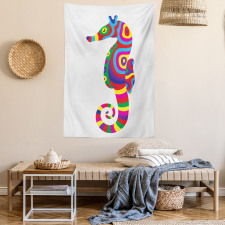 Funny Colorful Fauna Tapestry