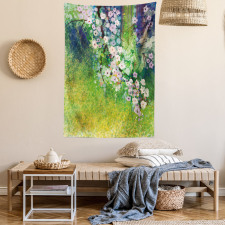Grass Land Paint Tapestry