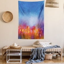 Tulip Garden Watercolor Tapestry