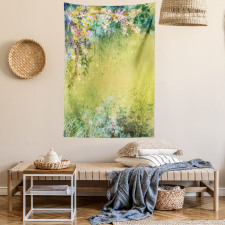 Spring Foliage Vintage Tapestry