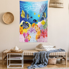 Fish Coral Reefs Tapestry