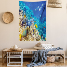 Aquatic Corals Tapestry