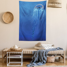 Blue Ocean Animal Tapestry