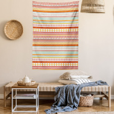 Striped with Art Tapestry