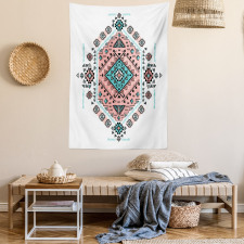 Aztec Native Art Design Tapestry