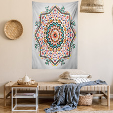 Abstract Sun Aztec Style Tapestry