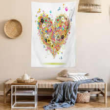 Watercolor Love Tapestry