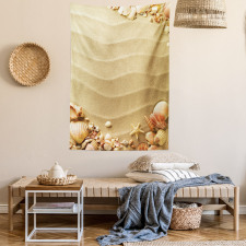 Sand with Sea Shells Tapestry