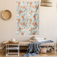 Ocean Animal Whales Tapestry