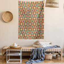 Geometric Rounded Tapestry