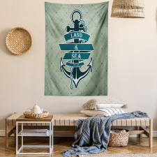 Diamond Pattern Nautical Tapestry