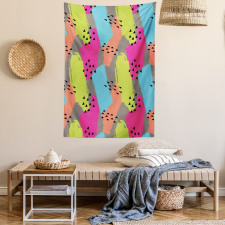 Abstract Colors Triangle Tapestry