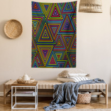Rainbow Colors Design Tapestry
