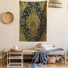 Boho Paisley Folklore Tapestry