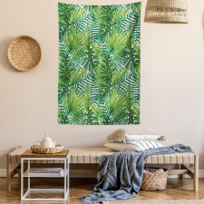 Tree Leaves Watercolor Tapestry