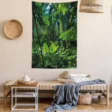 Green Untouched Nature Tapestry