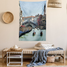 Venice Gondola Canal Photo Tapestry