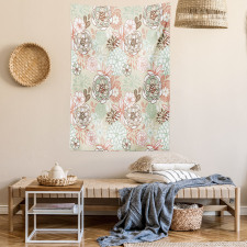 Romantic Wildflowers Tapestry