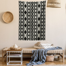 Chevron Zigzags Boho Tapestry