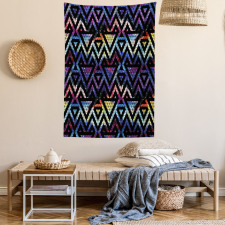 Galaxy Theme Lines Tapestry