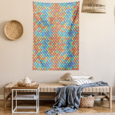 Abstract Mermaid Pattern Tapestry
