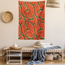 Yummy Watermelon Slices Tapestry