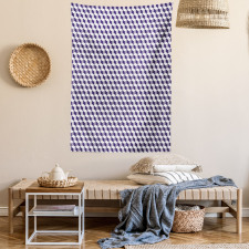 Abstract Cube Stripes Tapestry