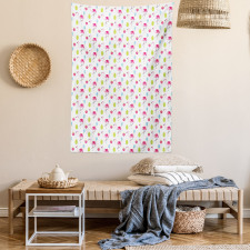 Summer Ice Cream Berry Tapestry